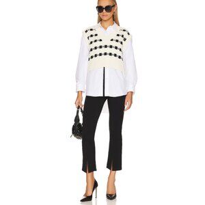 Pistola Lennon High Rise Crop Boot Pant Front Seam Split Night Out Black - 31